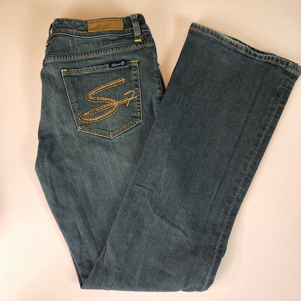 7 Seven Premium Denim Bootcut women jeans size 34